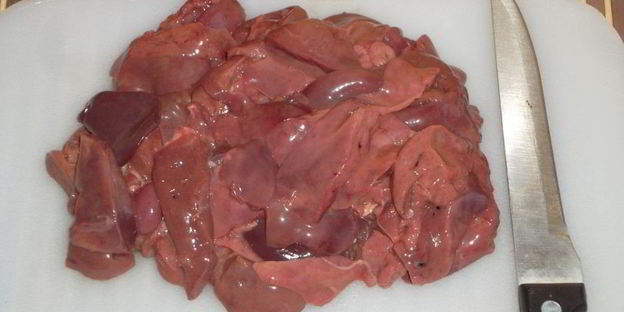 печень куриная в сметане