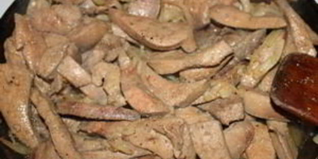 печень по-строгановски