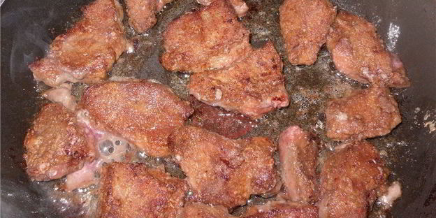 печень с апельсинами в соусе