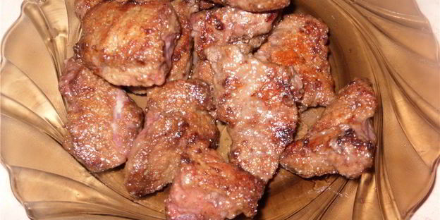 печень с апельсинами в соусе