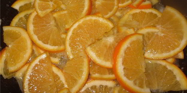 печень с апельсинами в соусе