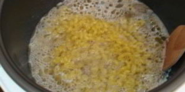 печень с макаронами в мультиварке