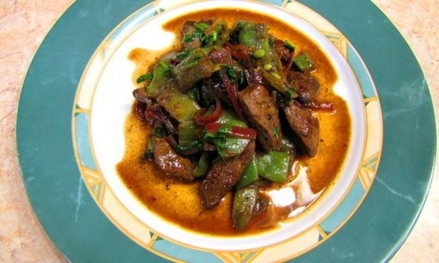 Рецепт печени с плоской стручковой фасолью