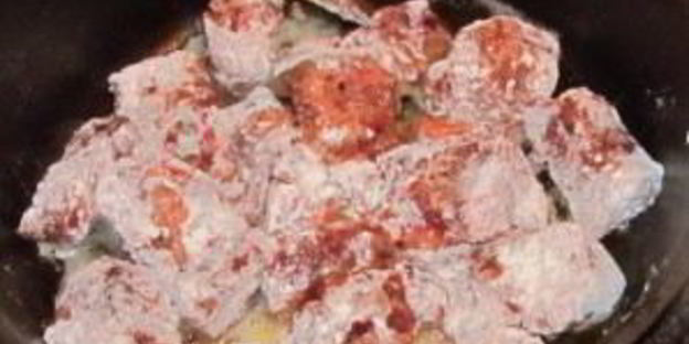 печень, тушенная в молоке