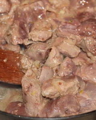 Печень в молоке