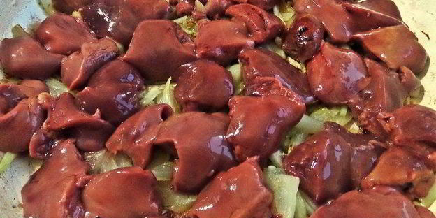 печенка медово-горчичная