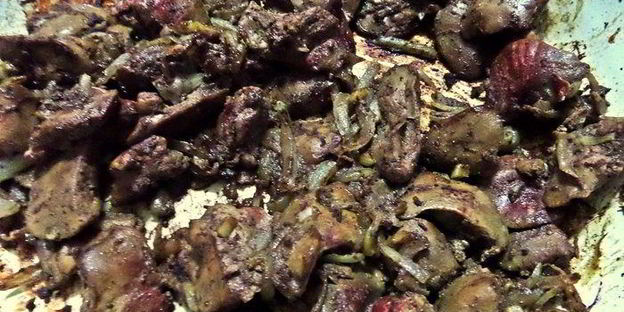 печенка медово-горчичная