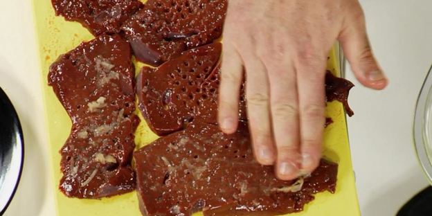 печенка с гречкой