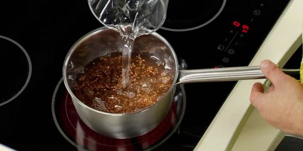 печенка с гречкой