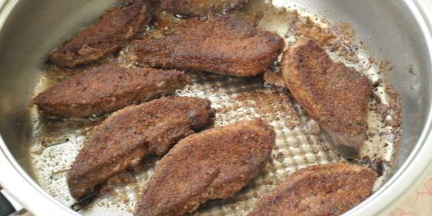 свиная печень по-московски