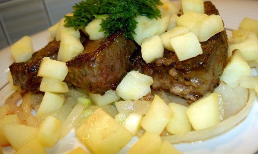 Рецепт телячьей печени по-берлински