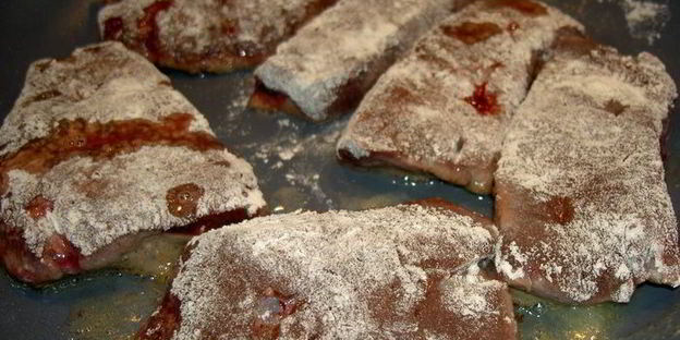 телячья печень по-берлински