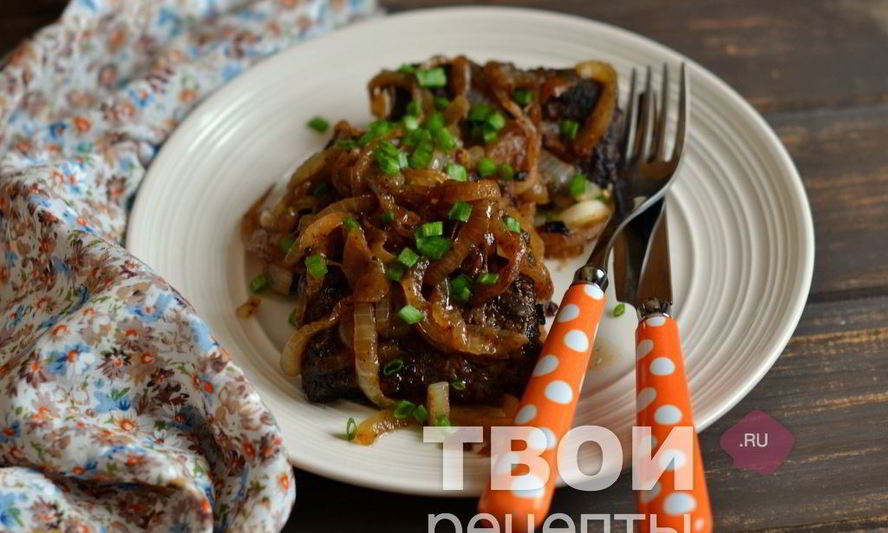 Рецепт жареной говяжьей печени