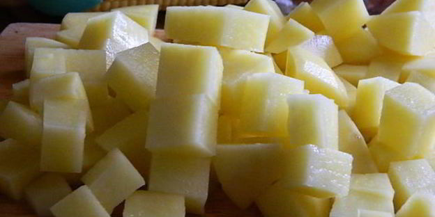 жареная картошечка с печенью