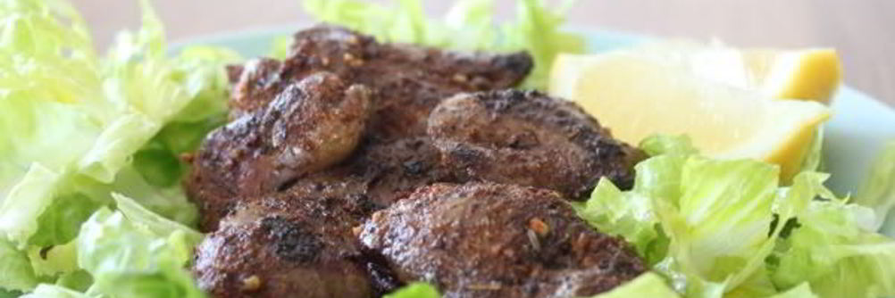 Жареная куриная печень