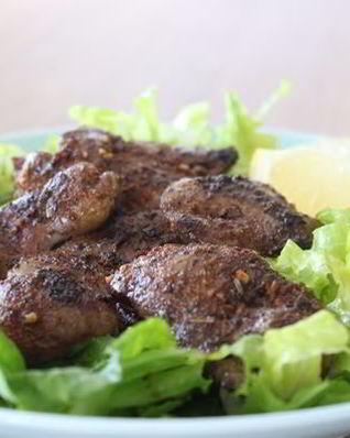 Жареная куриная печень