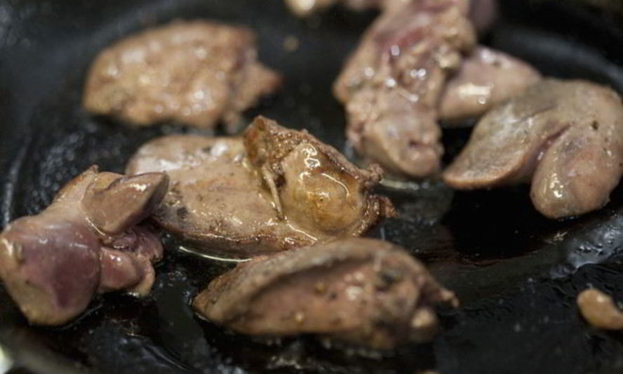 Рецепт жареной куриную печень