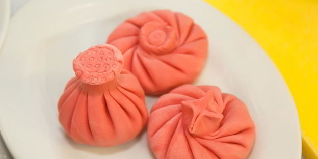 хинкали с картофелем и грибами