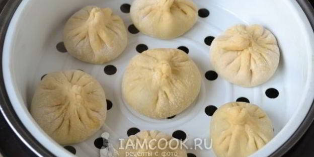 хинкали в мультиварке на пару
