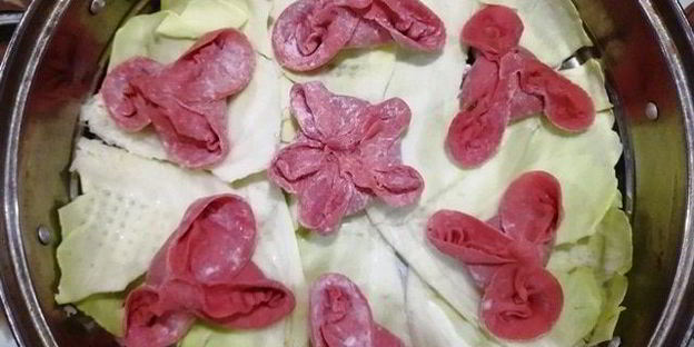 китайские паровые пельмени