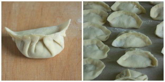 китайские жареные пельмени