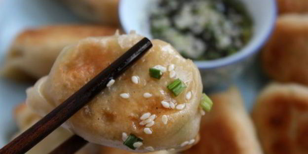 китайские жареные пельмени