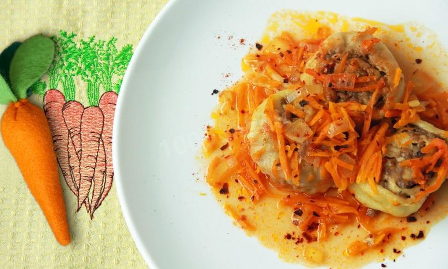 Рецепт ленивых пельменей на сковороде