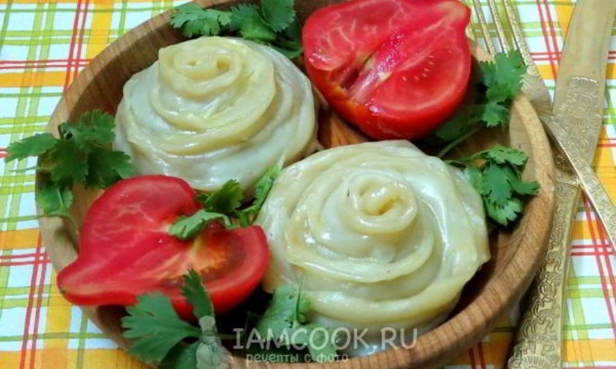 Рецепт ленивых пельменей-розочек