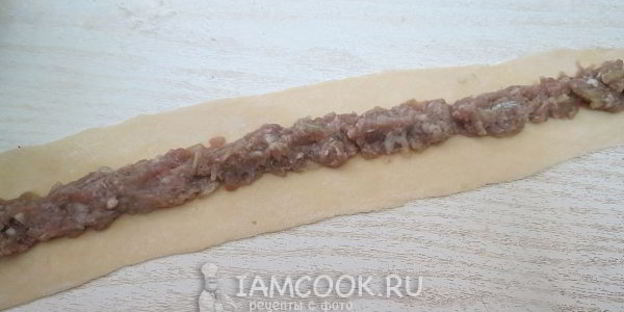 ленивые пельмени-розочки