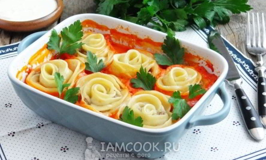 Рецепт ленивых пельменей в духовке