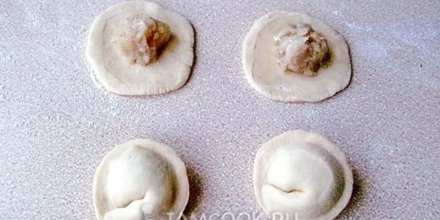 пельмени из трески и свинины