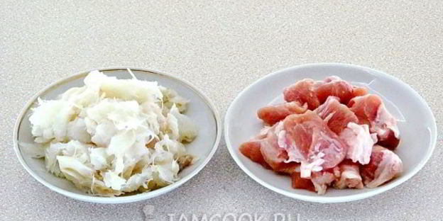 пельмени из трески и свинины