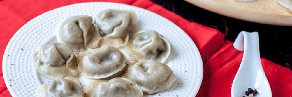 Пельмени с чечевицей