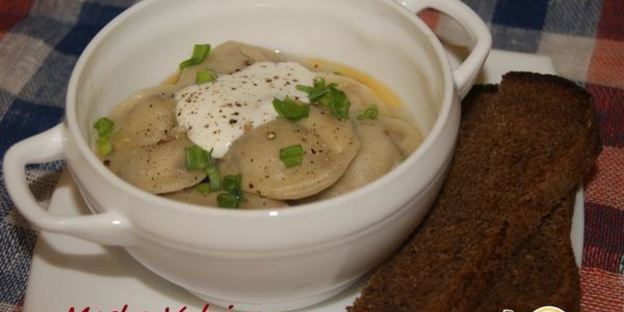 пельмени с мясом и капустой