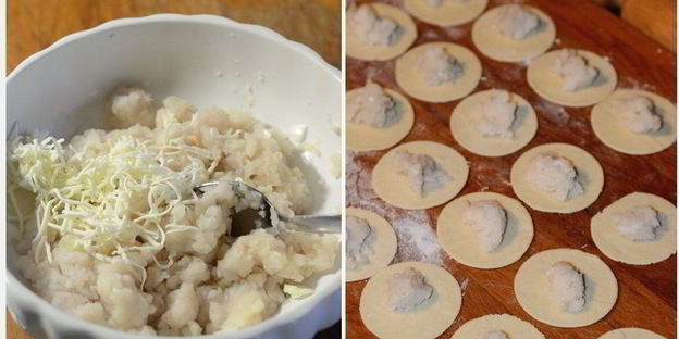 пельмени сибирские с мясом и с рыбой