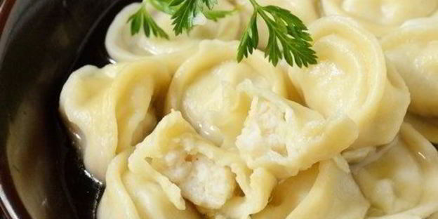пельмени сибирские с мясом и с рыбой