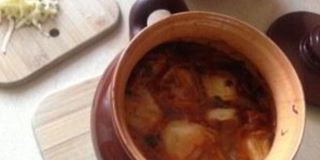 пельмени в горшочке в духовке