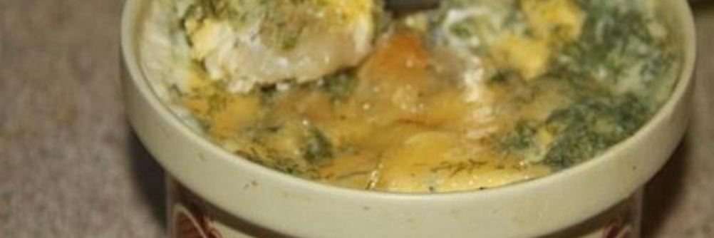 Пельмени в горшочке