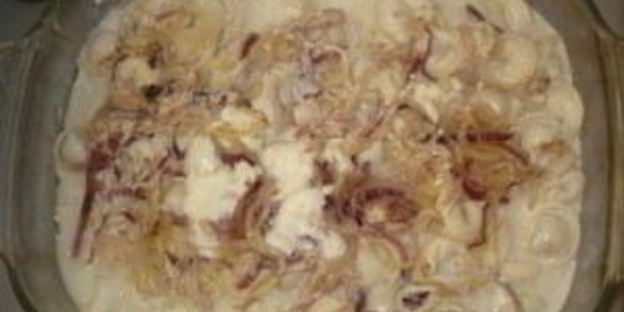 пельмени, запеченные с сыром