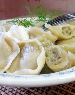 Рыбные пельмени