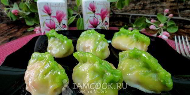 цветные китайские пельмени