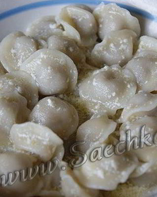 Тушеные пельмени