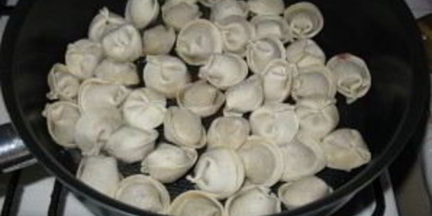 жареные пельмени