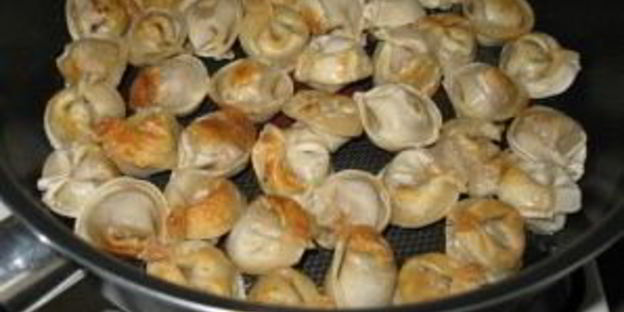 жареные пельмени