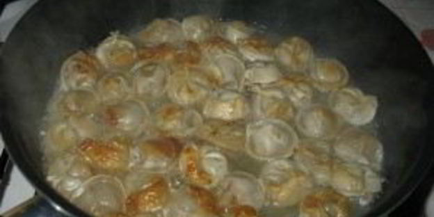 жареные пельмени