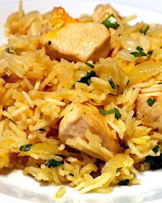 Куриный плов в мультиварке