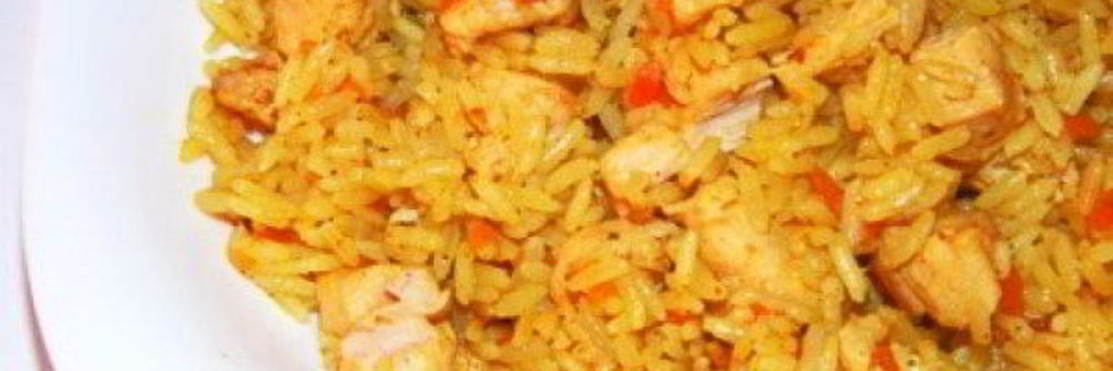 Куриный узбекский плов с зирой и кориандром