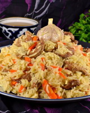 Мясной плов в мультиварке