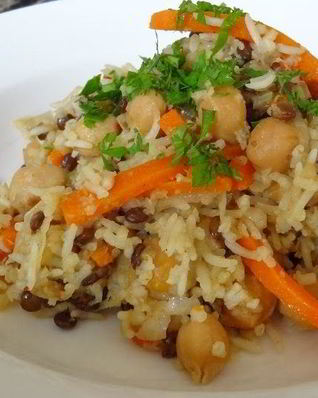 Овощной плов в мультиварке