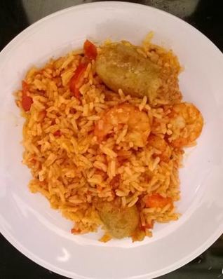 Паэлья с колбасками